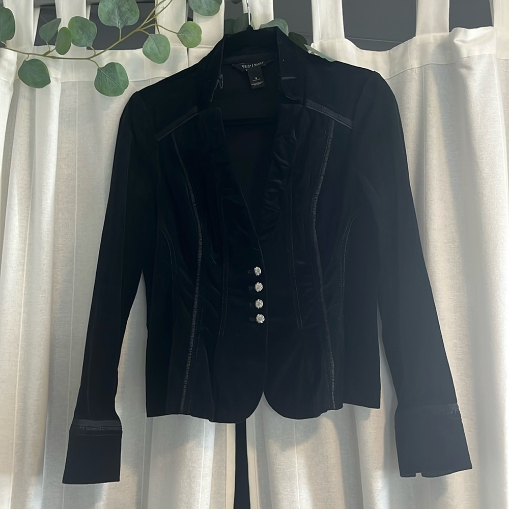 WHBM velvet jacket -8
